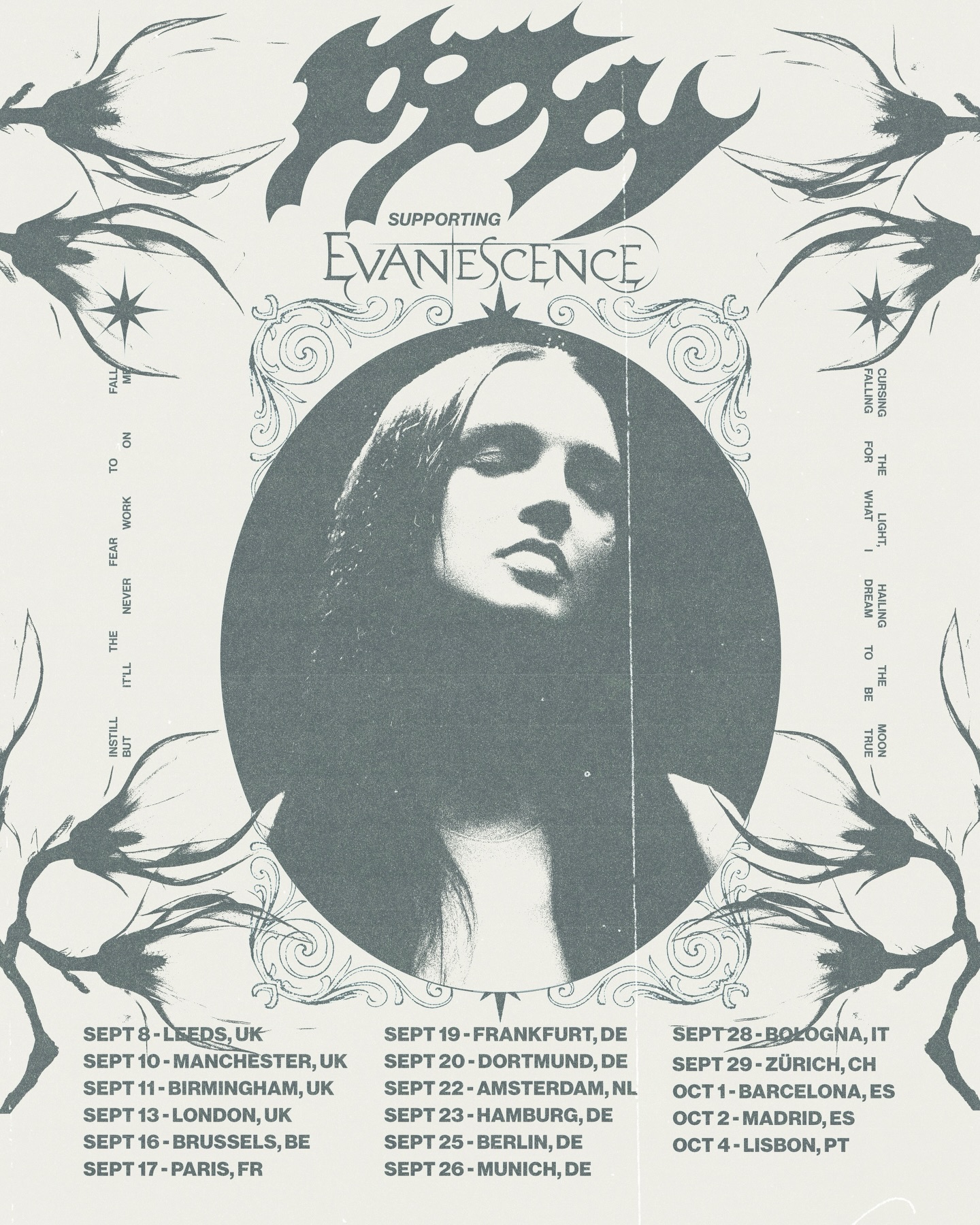 Poppy Constantly Nowhere Tour Poster 2026